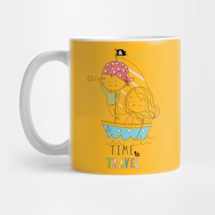 Time To Travel With Friends Mug